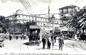 PA c- 053- Place d'Armes- trams et autobus